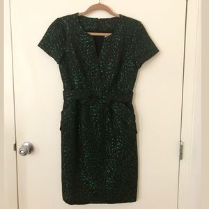 Anthropologie MAEVE Shelby Jacquard Sheath Dress